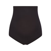 COTTON JERSEY MATERNITY HIGH-WAISTED BRIEF | SOOT FLAT ON A WHITE BACKGROUND | FLT