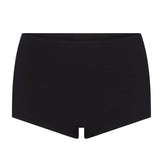 PERIOD PANTIES BOY SHORT | OBSIDIAN FLAT ON A WHITE BACKGROUND | FLT