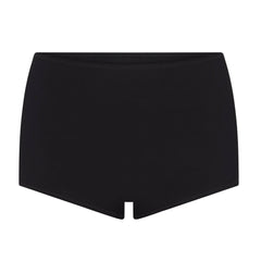 PERIOD PANTIES BOY SHORT | OBSIDIAN FLAT ON A WHITE BACKGROUND | FLT