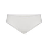 LIGHTWEIGHT COTTON RUCHED BACK HIPSTER | MARBLE TONAL FLAT ON A WHITE BACKGROUND | FLT