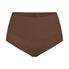 SMOOTHING INTIMATES HIGH-WAISTED BRIEF | JASPER (BRIEFS, PANTIES) LAYS FLAT ON A WHITE BACKGROUND | FLT