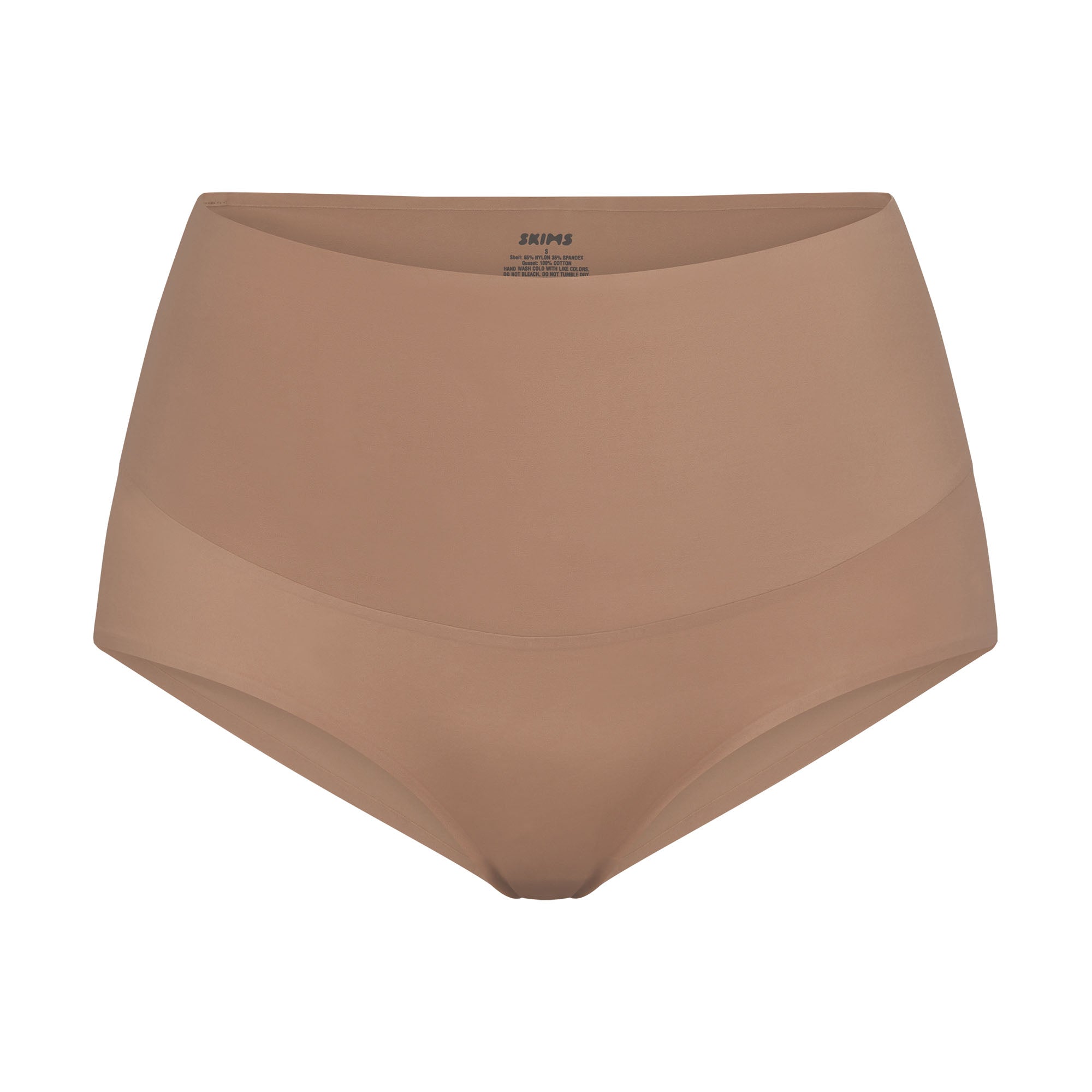 SMOOTHING INTIMATES HIGH-WAISTED BRIEF | SIENNA (BRIEFS, PANTIES) LAYS FLAT ON A WHITE BACKGROUND | FLT