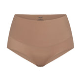 SMOOTHING INTIMATES HIGH-WAISTED BRIEF | SIENNA (BRIEFS, PANTIES) LAYS FLAT ON A WHITE BACKGROUND | FLT