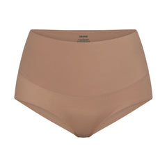 SMOOTHING INTIMATES HIGH-WAISTED BRIEF | SIENNA (BRIEFS, PANTIES) LAYS FLAT ON A WHITE BACKGROUND | FLT