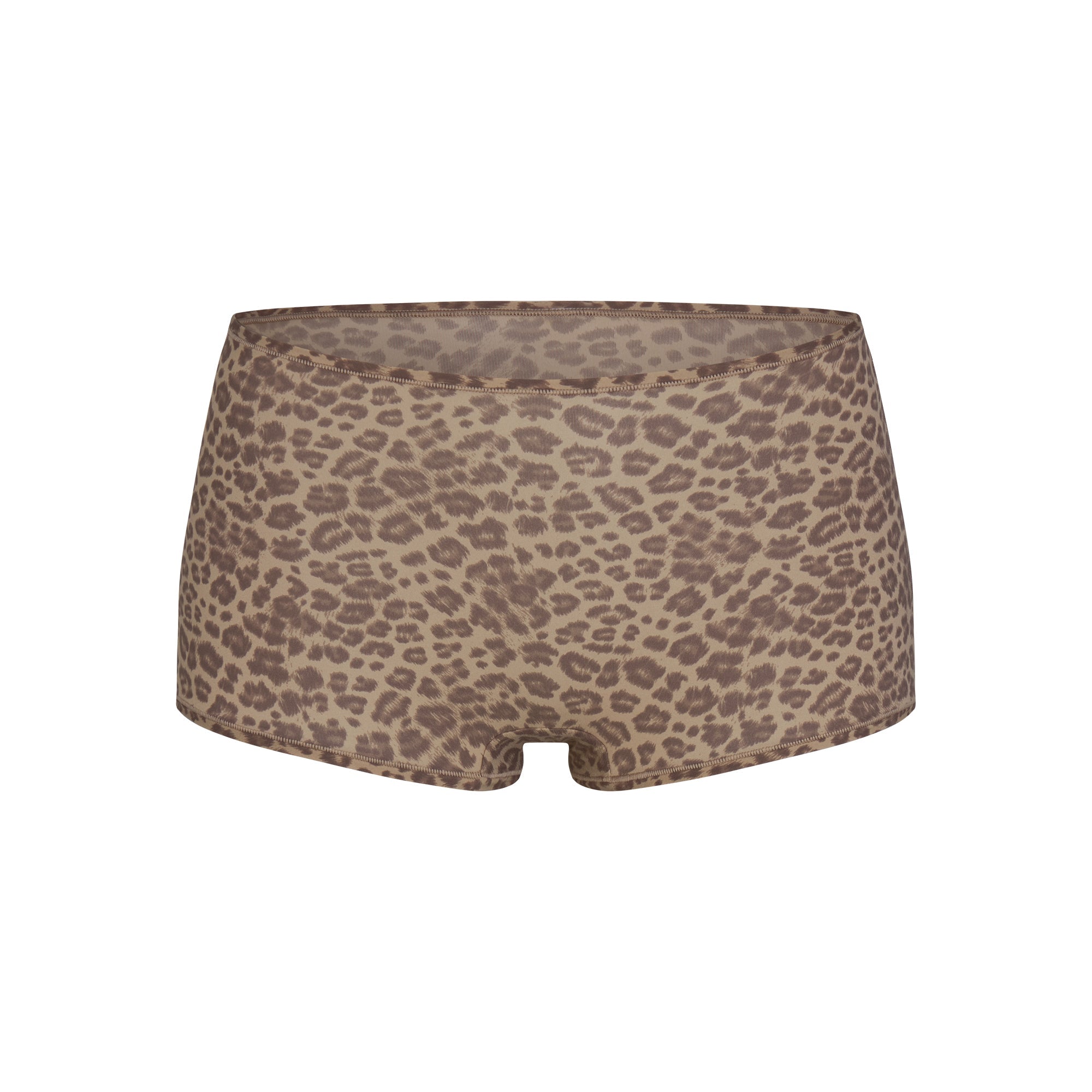 FITS EVERYBODY BOY SHORT | DESERT LEOPARD INK PRINT ON A MODEL | FLT@ | FOCUS: 0.0, 1.0, 0.9
