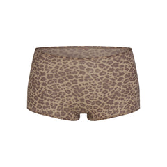 FITS EVERYBODY BOY SHORT | DESERT LEOPARD INK PRINT ON A MODEL | FLT@ | FOCUS: 0.0, 1.0, 0.9