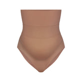 FITS EVERYBODY MATERNITY BANDED HIGH-WAISTED BRIEF | SIENNA (BRIEFS, PANTIES) LAYS FLAT ON A WHITE BACKGROUND | FLT