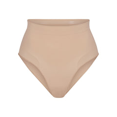 SEAMLESS SCULPT MID WAIST BRIEF | MICA (SHAPEWEAR BRIEFS, PANTIES) LAYS FLAT ON A WHITE BACKGROUND | FLT