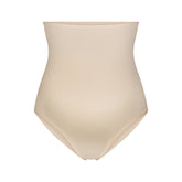 FITS EVERYBODY MATERNITY HIGH-WAISTED BRIEF | SAND (BRIEFS, PANTIES) LAYS FLAT ON A WHITE BACKGROUND | FLT
