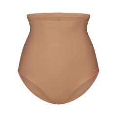 SKIMS BODY CORE SCULPT BUTT LIFTING BRIEF | SIENNA FLAT ON A WHITE BACKGROUND | FLT