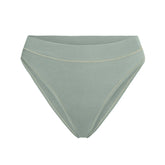COTTON JERSEY CHEEKY TANGA | MINERAL FLAT ON A WHITE BACKGROUND | FLT