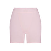 COTTON RIB BOXER | CHERRY BLOSSOM FLAT ON A WHITE BACKGROUND | FLT