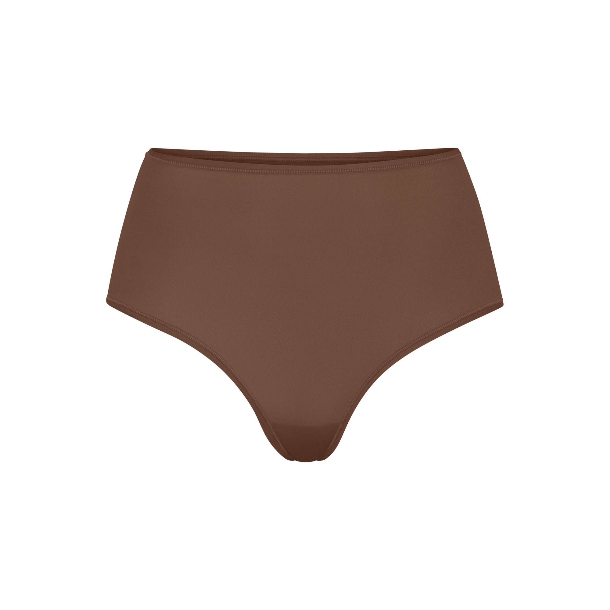 FITS EVERYBODY HIGH-WAISTED THONG | JASPER (HIGH-WAISTED PANTIES) LAYS FLAT ON A WHITE BACKGROUND | FLT