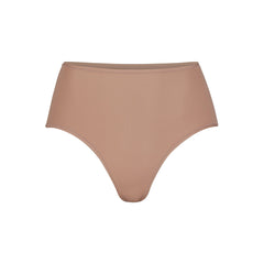 FITS EVERYBODY HIGH-WAISTED THONG | SIENNA (HIGH-WAISTED PANTIES) LAYS FLAT ON A WHITE BACKGROUND | FLT