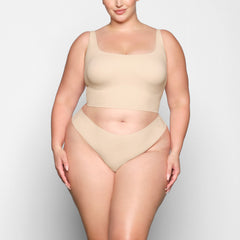 FREE CUT MID WAIST THONG