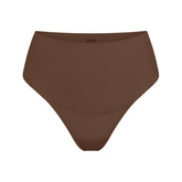 SMOOTHING INTIMATES HIGH-WAISTED THONG | JASPER (THONGS, PANTIES) LAYS FLAT ON A WHITE BACKGROUND | FLT