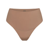 SMOOTHING INTIMATES HIGH-WAISTED THONG | SIENNA (THONGS, PANTIES) LAYS FLAT ON A WHITE BACKGROUND | FLT