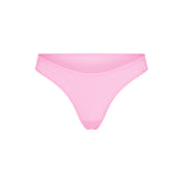 FITS EVERYBODY DIPPED FRONT THONG | BUBBLEGUM FLAT ON A WHITE BACKGROUND | FLT