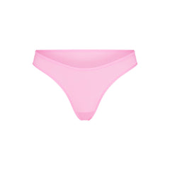 FITS EVERYBODY DIPPED FRONT THONG | BUBBLEGUM FLAT ON A WHITE BACKGROUND | FLT