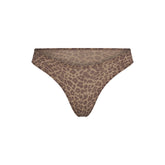 FITS EVERYBODY THONG | DESERT LEOPARD INK PRINT & LAYS FLAT ON A WHITE BACKGROUND | FLT