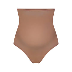 FITS EVERYBODY MATERNITY HIGH-WAISTED THONG | SIENNA (MATERNITY PANTIES) LAYS FLAT ON A WHITE BACKGROUND | FLT