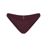 EVERYDAY COTTON BIKINI | CURRANT FLAT ON A WHITE BACKGROUND | FLT