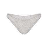 EVERYDAY COTTON BIKINI | LIGHT HEATHER GREY FLAT ON A WHITE BACKGROUND | FLT