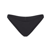 EVERYDAY COTTON BIKINI | ONYX FLAT ON A WHITE BACKGROUND | FLT