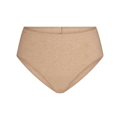 EVERYDAY COTTON BRIEF | CLAY HEATHER FLAT ON A WHITE BACKGROUND | FLT