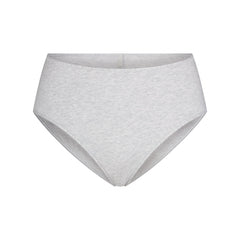EVERYDAY COTTON BRIEF | LIGHT HEATHER GREY FLAT ON A WHITE BACKGROUND | FLT