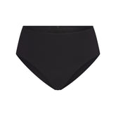 EVERYDAY COTTON BRIEF | ONYX FLAT ON A WHITE BACKGROUND | FLT