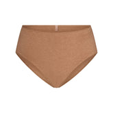 EVERYDAY COTTON BRIEF | SIENNA HEATHER FLAT ON A WHITE BACKGROUND | FLT