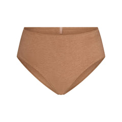 EVERYDAY COTTON BRIEF | SIENNA HEATHER FLAT ON A WHITE BACKGROUND | FLT