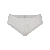 EVERYDAY COTTON HIPSTER | LIGHT HEATHER GREY FLAT ON A WHITE BACKGROUND | FLT