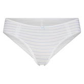 LIGHTWEIGHT COTTON LACE HIPSTER | AIRSPACE LAGUNA STRIPE FLAT ON A WHITE BACKGROUND | FLT
