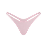EVERYDAY COTTON THONG | PEONY FLAT ON A WHITE BACKGROUND | FLT