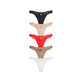 FITS EVERYBODY LACE STRING THONG 5-PACK | SKETCHED HEARTS MULTI FLAT ON A WHITE BACKGROUND | FLT @ | FOCUS: 0.0, 1.0, 0.9