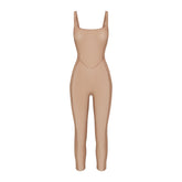 POWER MESH CATSUIT | SIENNA FLAT ON A WHITE BACKGROUND | FLT