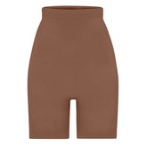 SEAMLESS SCULPT HIGH-WAISTED ABOVE THE KNEE SHORT | JASPER (SHAPEWEAR SHORTS, SHAPEWEAR) LAYS FLAT ON A WHITE BACKGROUND | FLT