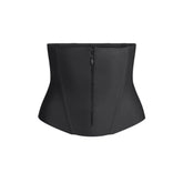 SKIMS BODY CORE SCULPT WAIST CINCHER | ONYX FLAT ON A WHITE BACKGROUND | FLT