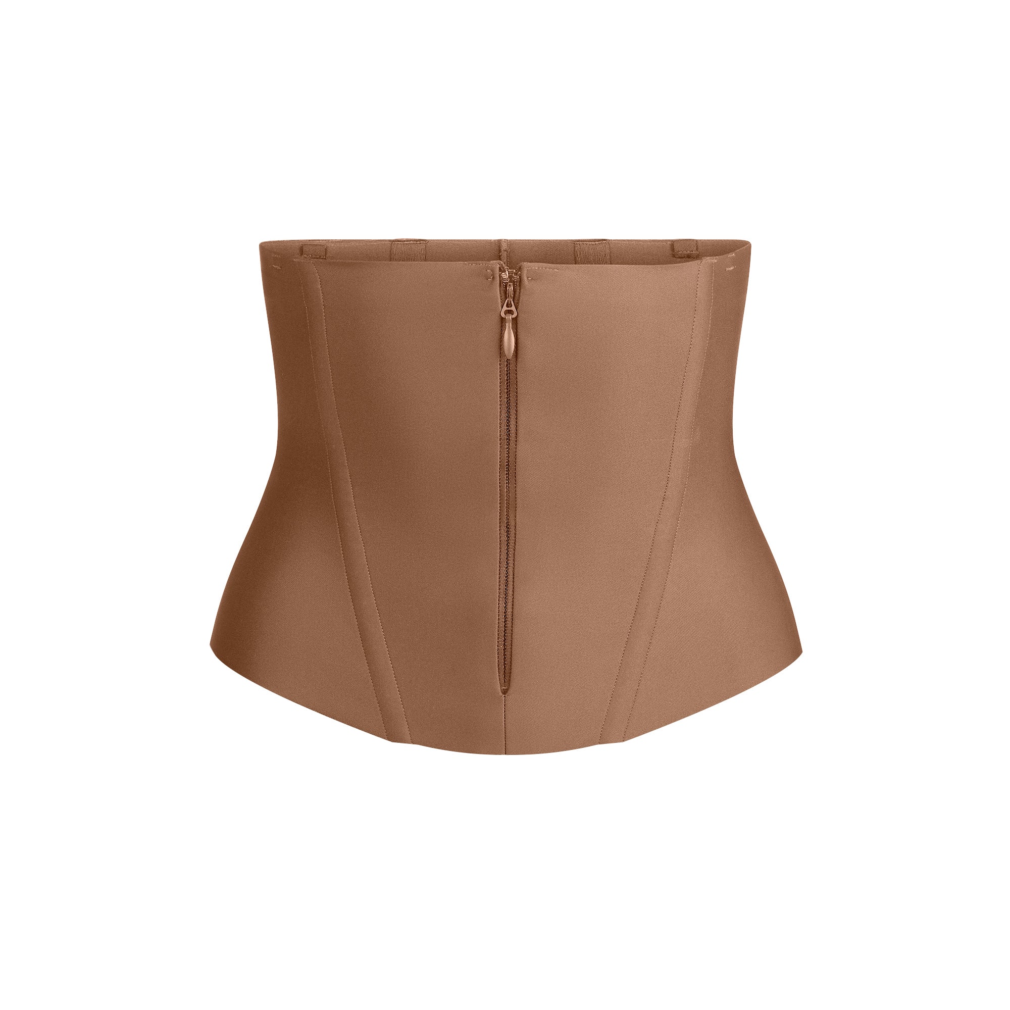 SKIMS BODY CORE SCULPT WAIST CINCHER | SIENNA FLAT ON A WHITE BACKGROUND | FLT