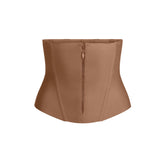 SKIMS BODY CORE SCULPT WAIST CINCHER | SIENNA FLAT ON A WHITE BACKGROUND | FLT