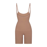 BUTT ENHANCING OPEN BUST BODYSUIT | SIENNA (SHAPEWEAR BODYSUITS) LAYS FLAT ON A WHITE BACKGROUND | FLT