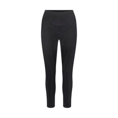 NikeSKIMS SATIN SHINE PANELED 26” LEGGING | OBSIDIAN & LAYS FLAT ON A WHITE BACKGROUND | FLT