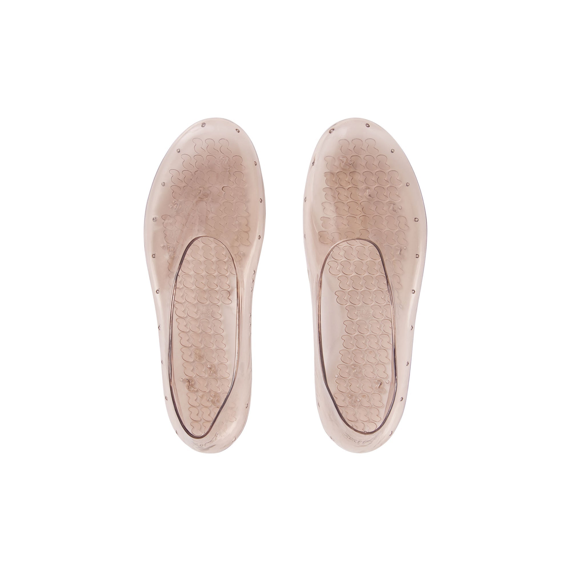 SWIM JELLY SHOE | CLAY FLAT ON A WHITE BACKGROUND | FLT