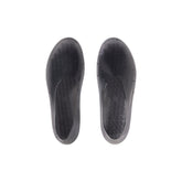 JELLY SHOE | ONYX & LAYS FLAT ON A WHITE BACKGROUND | FLT