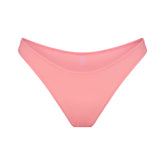 SIGNATURE SWIM TANGA BIKINI BOTTOM | MELON FLAT ON A WHITE BACKGROUND | FLT