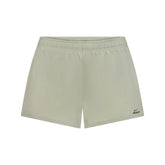 NikeSKIMS STRETCH NYLON RUNNER SHORT | TALC & LAYS FLAT ON A WHITE BACKGROUND | FLT