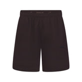 NikeSKIMS STRETCH NYLON 5 INCH TRACK SHORT | NSKM DARK ROAST FLAT ON A WHITE BACKGROUND | FLT