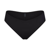 ICONIC SWIM HIPSTER BIKINI BOTTOM | OBSIDIAN FLAT ON A WHITE BACKGROUND | FLT